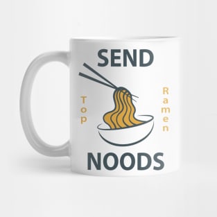 SEND NOODS TOP RAMEN, Powered by Ramen Mug